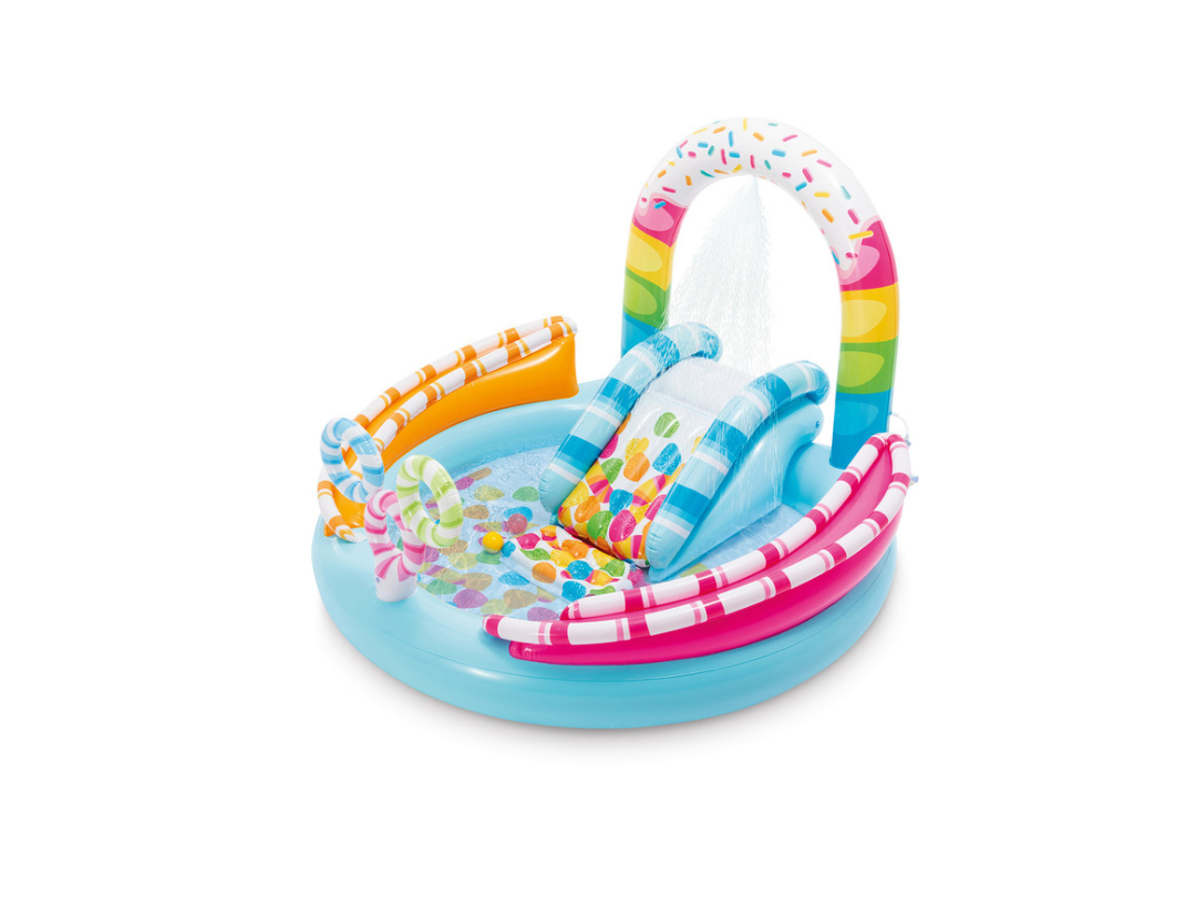 Buy Intex Candy Fun Play Center – Slide & Ball Game in Qatar Buy Intex Candy Fun Play Center – Slide & Ball Game in Qatar